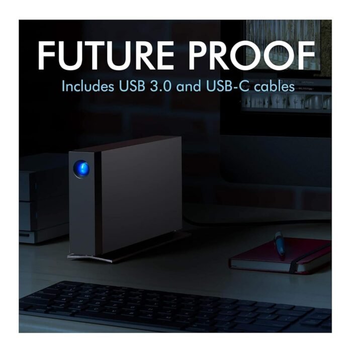 LaCie d2 Professional 4TB Professional USB-C 3.1 Gen 2 External Desktop HDD