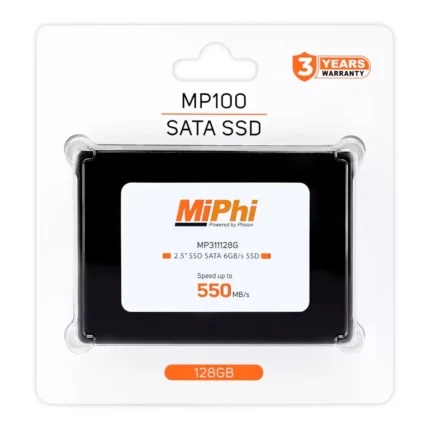 Home 1 MiPhi MP100 128GB, Up to 550MBs, 2.5 Inch SATA SSD