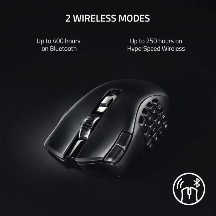 Razer Naga V2 HyperSpeed Wireless MMO Gaming Mouse Razer Naga V2 HyperSpeed Wireless MMO Gaming Mouse