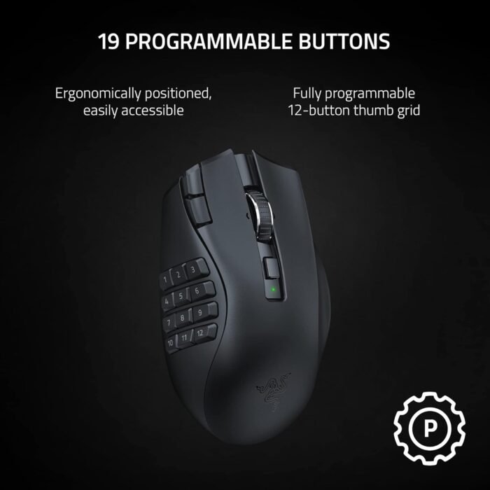 Razer Naga V2 HyperSpeed Wireless MMO Gaming Mouse Razer Naga V2 HyperSpeed Wireless MMO Gaming Mouse
