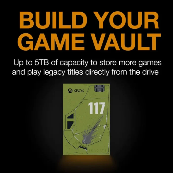 Seagate Game Drive 5TB USB 3.2 Gen 1 External HDD for Xbox Halo Infinite SE