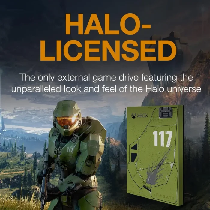 Seagate Game Drive 5TB USB 3.2 Gen 1 External HDD for Xbox Halo Infinite SE