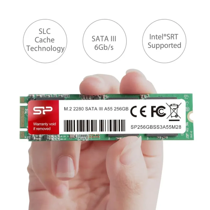 Silicon Power A55 256GB M.2 2280 SATA III Internal SSD