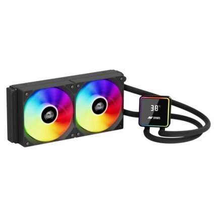 Home 9 Ant Esports ICEStorm 240 AIO CPU Liquid Cooler | Intel LGA1851, AMD AM5 | High-Performance FAN 2000 RPM, 89 CFM | Magnetic Temperature Monitoring Display