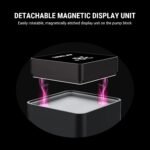 Ant Esports ICEStorm 240 AIO CPU Liquid Cooler | Intel LGA1851, AMD AM5 | High-Performance FAN 2000 RPM, 89 CFM | Magnetic Temperature Monitoring Display