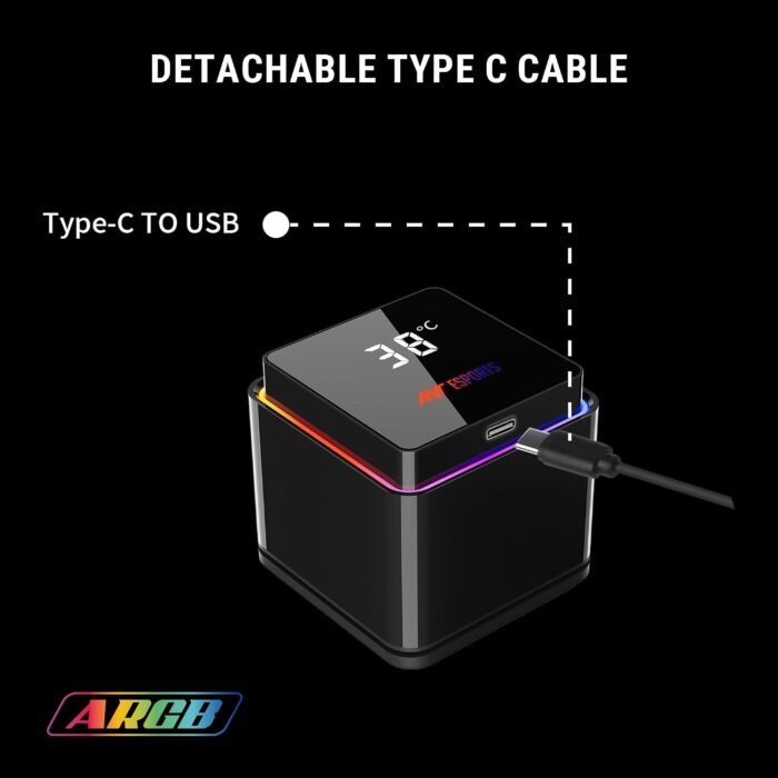 Ant Esports ICEStorm 240 AIO CPU Liquid Cooler | Intel LGA1851, AMD AM5 | High-Performance FAN 2000 RPM, 89 CFM | Magnetic Temperature Monitoring Display
