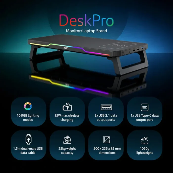 Acer DeskPro Monitor/Laptop Stand with USB HUB Acer DeskPro Monitor/Laptop Stand with USB HUB
