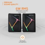 Amazon Basics 2 x 3W Multimedia Gaming Desktop Speaker 4 Amazon Basics 2 x 3W Multimedia Gaming Desktop Speaker