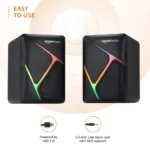 Amazon Basics 2 x 3W Multimedia Gaming Desktop Speaker 3 Amazon Basics 2 x 3W Multimedia Gaming Desktop Speaker
