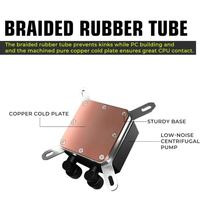 Ant Value AV240 240mm RGB AIO CPU Liquid Cooler