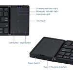 Atdaraz B089T Bluetooth Foldable Keyboard with Touchpad 3 Atdaraz B089T Bluetooth Foldable Keyboard with Touchpad