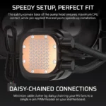 CORSAIR NAUTILUS 360 RS 2.1 Inch IPS LCD Screen Liquid CPU Cooler