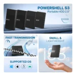 GEONIX PowerShell S3 500GB Portable External HDD 3 GEONIX PowerShell S3 500GB Portable External HDD