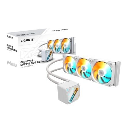 Home 3 Gigabyte Gaming 360 ICE White ARGB Liquid CPU Cooler
