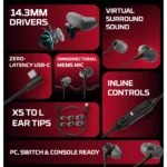HyperX Cloud III S USB-C Wired Gaming Earbuds
