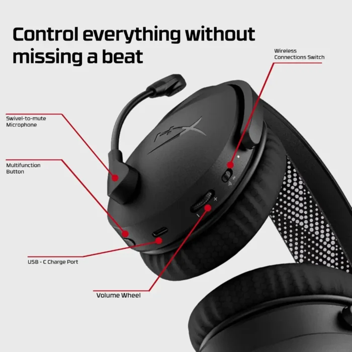 HyperX Cloud Jet Smartchoice Dual Bluetooth Wireless Gaming Headset HyperX Cloud Jet Smartchoice Dual Bluetooth Wireless Gaming Headset