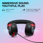 HyperX Cloud Mini Wired On Ear Headphone (Black & Red) 5 HyperX Cloud Mini Wired On Ear Headphone