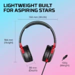 HyperX Cloud Mini Wired On Ear Headphone (Black & Red) 6 HyperX Cloud Mini Wired On Ear Headphone