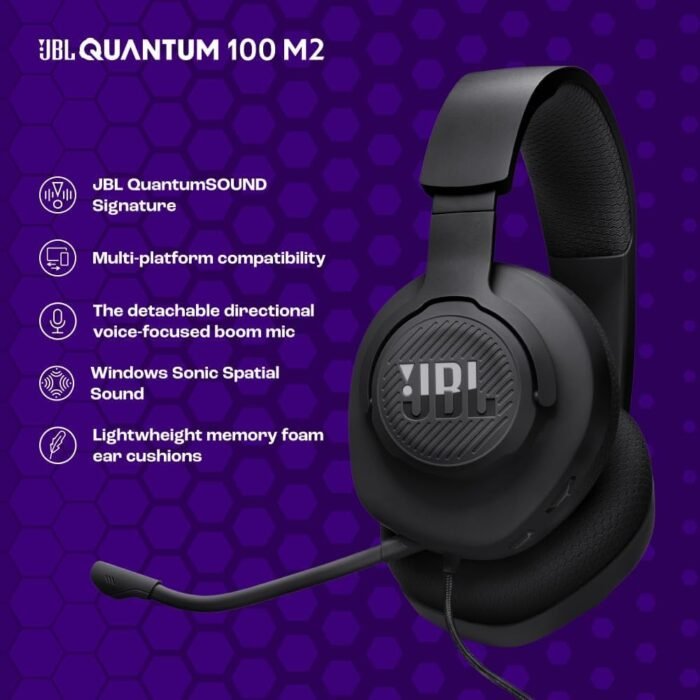 JBL Quantum 100M2 Wired Gaming Headphones JBL Quantum 100M2 Wired Gaming Headphones