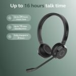 Jabra Evolve 65 TE MS Wireless Stereo Office Headset with Mic