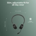 Jabra Evolve 65 TE MS Wireless Stereo Office Headset with Mic