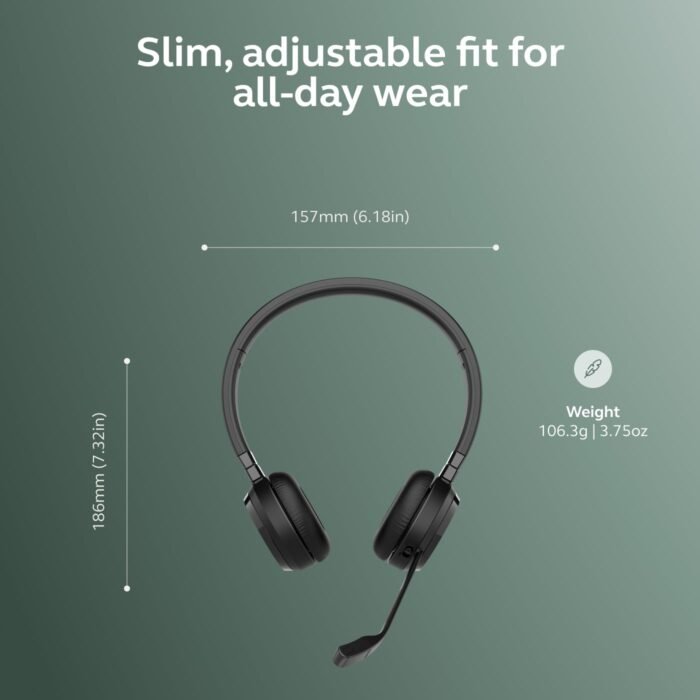 Jabra Evolve 65 TE MS Wireless Stereo Office Headset with Mic
