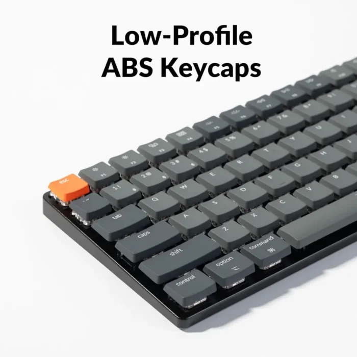 Keychron K3 Version 2, 84 Keys Ultra-Slim Wireless Mechanical Keyboard with White LED Backlit