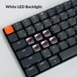 Keychron K3 Version 2, 84 Keys Ultra-Slim Wireless Mechanical Keyboard with White LED Backlit