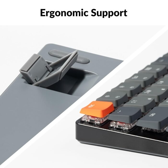 Keychron K3 Version 2, 84 Keys Ultra-Slim Wireless Mechanical Keyboard with White LED Backlit