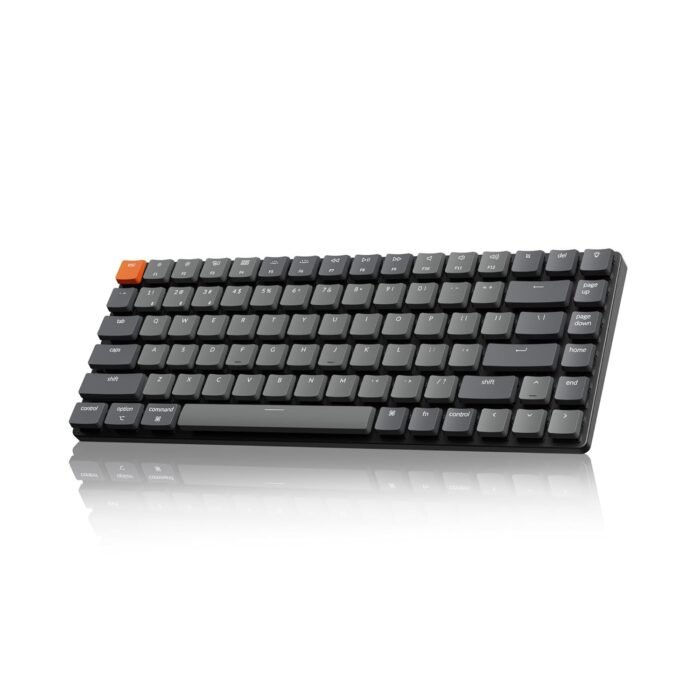 Keychron K3 Version 2, 84 Keys Ultra-Slim Wireless Mechanical Keyboard with White LED Backlit