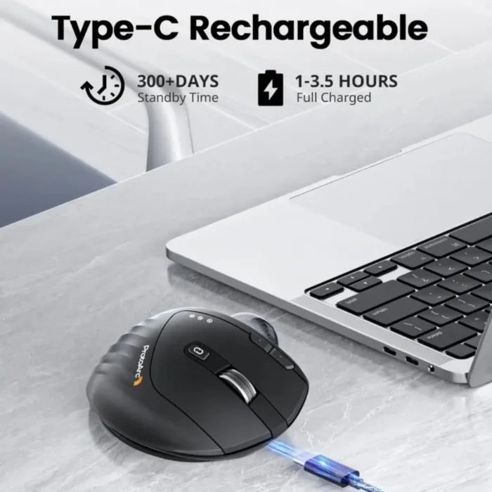 ProtoArc EM01 NL Ergonomic Wireless Trackball Mouse ProtoArc EM01 NL Ergonomic Wireless Trackball Mouse