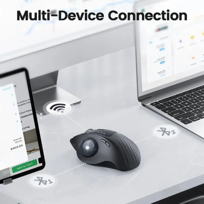 ProtoArc EM01 NL Ergonomic Wireless Trackball Mouse ProtoArc EM01 NL Ergonomic Wireless Trackball Mouse