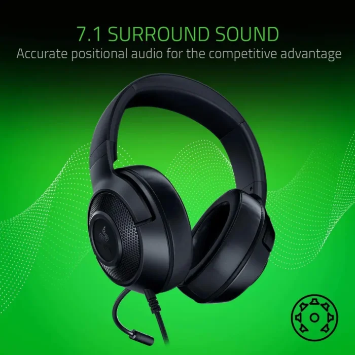 Razer Kraken X Lite Ultralight 7.1 Surround Wired Gaming Headset Razer Kraken X Lite Ultralight 7.1 Surround Wired Gaming Headset