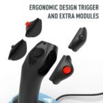 THRUSTMASTER TCA Officer Pack Airbus Sidestick with Throttle for PC, Flight Simulation Motion Controller 9 THRUSTMASTER TCA Officer Pack Airbus Sidestick