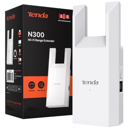 Home 10 Tenda N300 Single Band WiFi Extender, Repeater Booster with Ethernet Port, Up to 800 Sq. Ft.