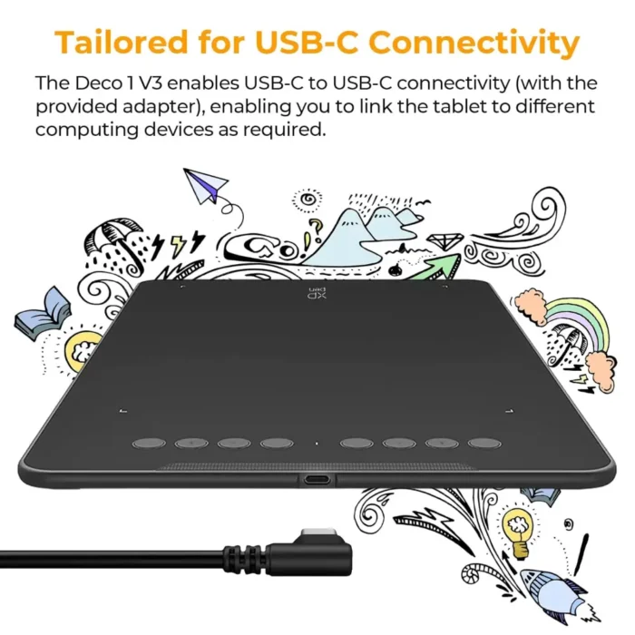 XP-Pen Deco 01 V3 Digital Graphics Drawing Pen Tablet XP-Pen Deco 01 V3 Digital Graphics Drawing Pen Tablet