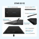 XP-Pen Star 03 V2 Digital Graphics Drawing Pen Tablet 2 XP-Pen Star 03 V2 Digital Graphics Drawing Pen Tablet