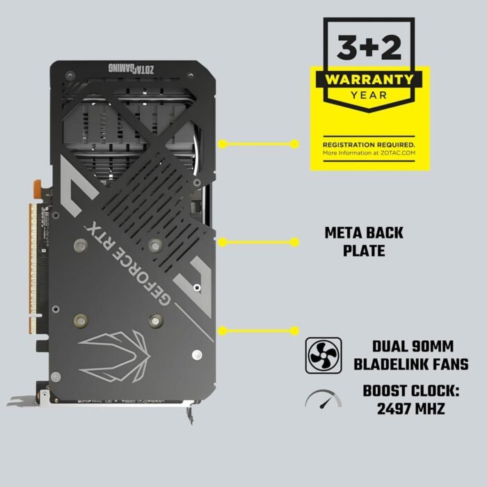 ZOTAC GeForce RTX 5060 Twin Edge 8GB Graphics Card