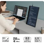 Zebronics 15.6 Inch FHD 1080p 60° Adjustable Stand, 250Nits, 16.7M Colors, Type-C Portable Monitor 5 Zebronics 15.6 Inch FHD Type-C Portable Monitor