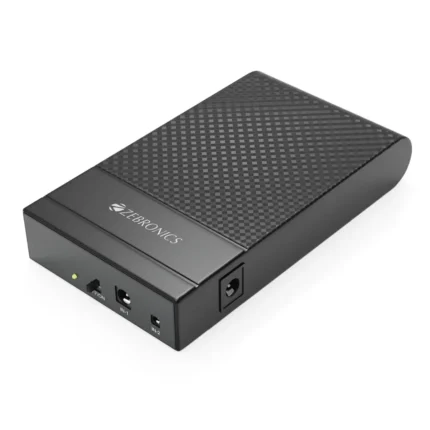 Home 14 Zebronics 4000mAh Battery, Upto 4 Hours Backup, 3A Output, Dual Input Ports, Fast Charging Router UPS