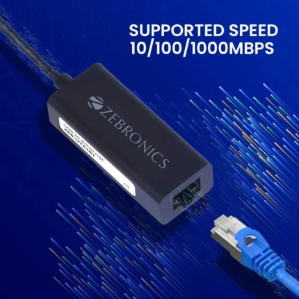 Home 14 Zebronics ZEB-CTE100 Type C to RJ45 Ethernet LAN Adapter