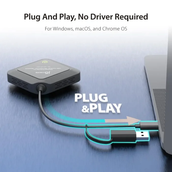 j5create Wireless USB Extender for Conference Cameras, Microphones and Speakers