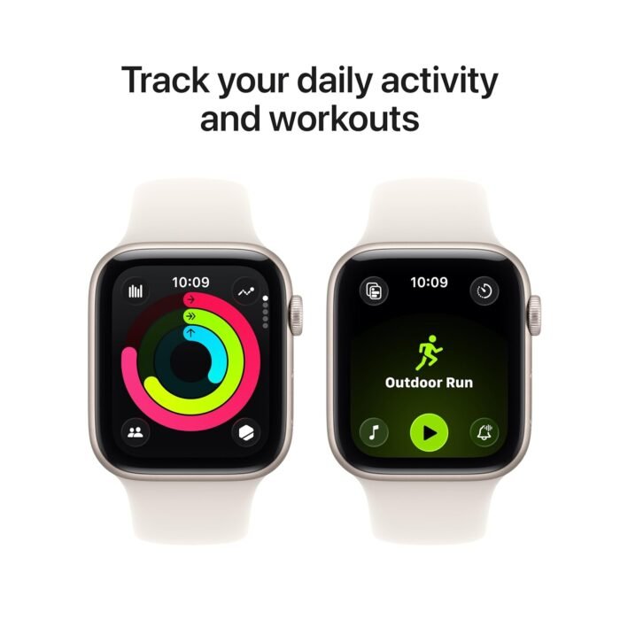 Apple Watch SE 3 GPS + Cellular with Starlight Sport Band