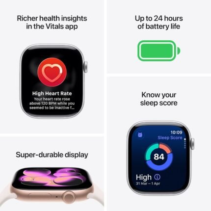 Apple Watch Series 11 GPS 42mm Rose Gold Aluminium Case with Light Blush Sport Band - M/L