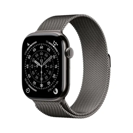 Home 13 Apple Watch Series 11 GPS + Cellular 46mm Slate Titanium Case with Slate Milanese Loop - ML