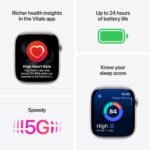 Apple Watch Series 11 GPS + Cellular 46mm Slate Titanium Case with Slate Milanese Loop - M/L 2 Apple Watch Series 11 GPS + Cellular 46mm Slate Titanium Case with Slate Milanese Loop - ML