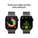 Apple Watch Series 11 GPS + Cellular 46mm Slate Titanium Case with Slate Milanese Loop - M/L 3 Apple Watch Series 11 GPS + Cellular 46mm Slate Titanium Case with Slate Milanese Loop - ML