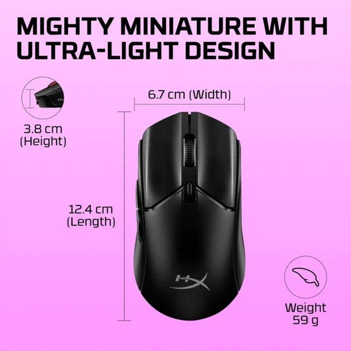 HyperX Pulsefire Haste 2 Mini Wireless Gaming Mouse