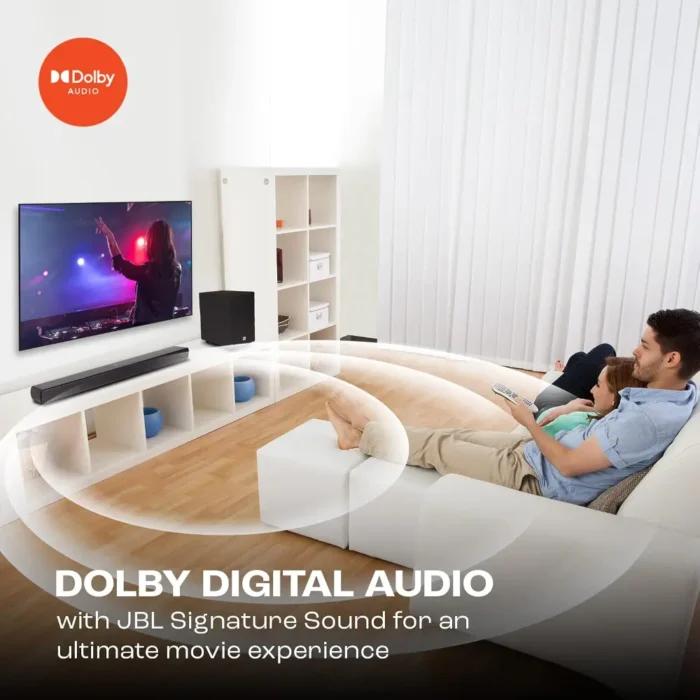 JBL Cinema SB241 2.1 Channel Dolby Digital Soundbar with Wired Subwoofer Home Theatre JBL Cinema SB241 2.1 Channel Dolby Digital Soundbar with Wired Subwoofer Home Theatre