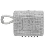 JBL Go 3: Portable Speaker with Bluetooth, Built-in Battery, Waterproof and Dustproof Feature - White 3 JBL Go 3 Portable Speaker with Bluetooth, Built-in Battery, Waterproof and Dustproof Feature